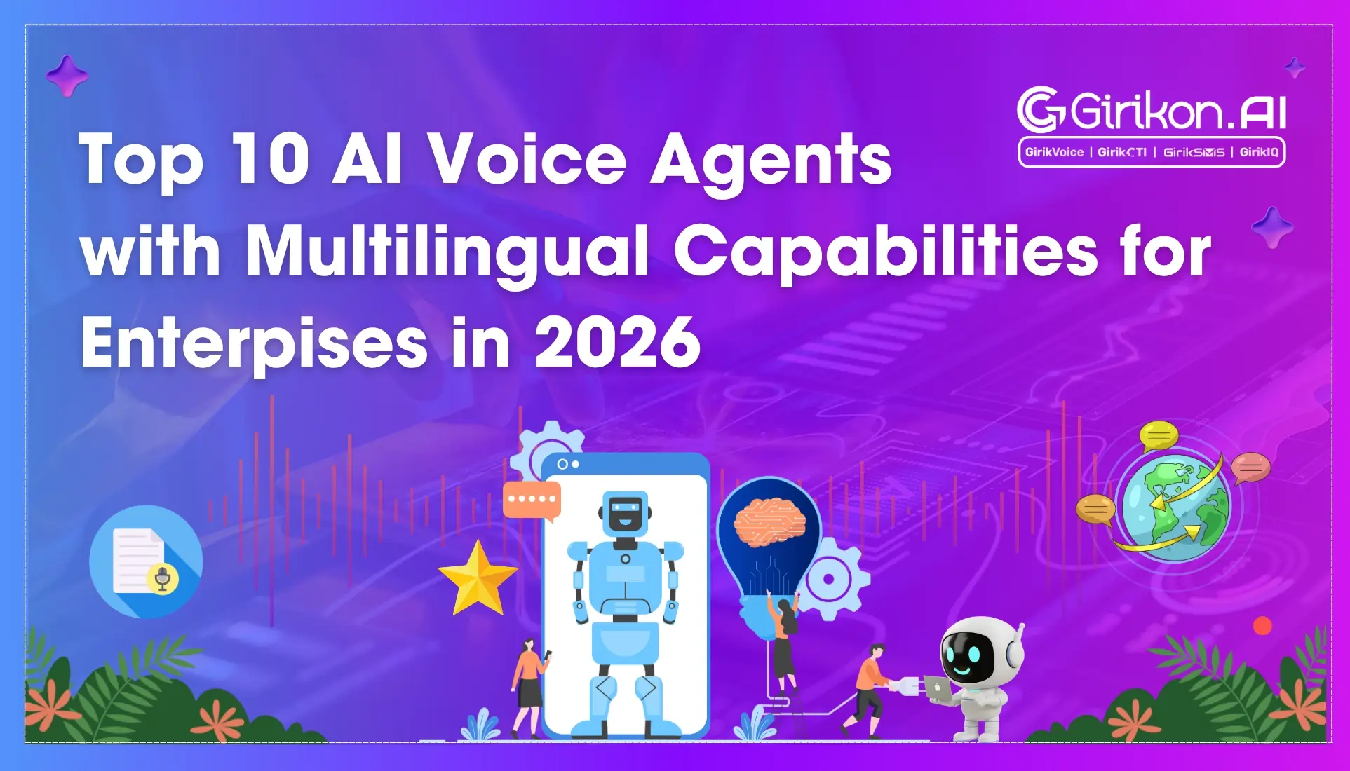 Top 10 AI Voice Agents with Multilingual Capabilities for Enterprises in 2026