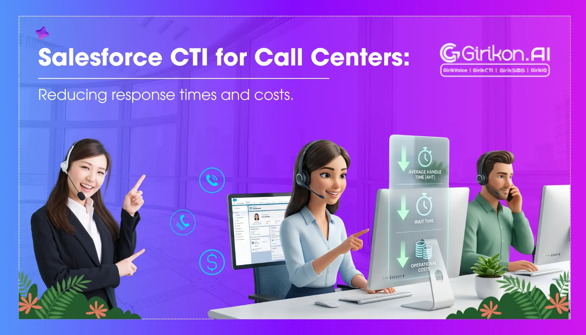 Salesforce CTI for Call Centers: Reducing Response Times and Costs
