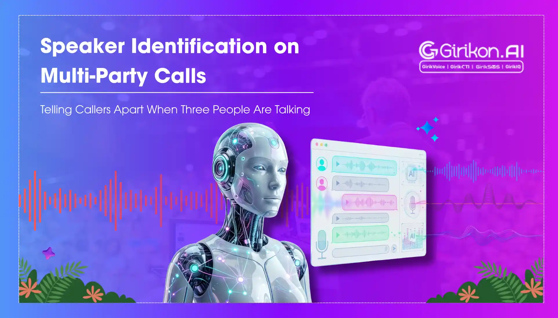 Speaker Identification on Multi-Party Calls: Distinguishing Callers When Three People Are Talking