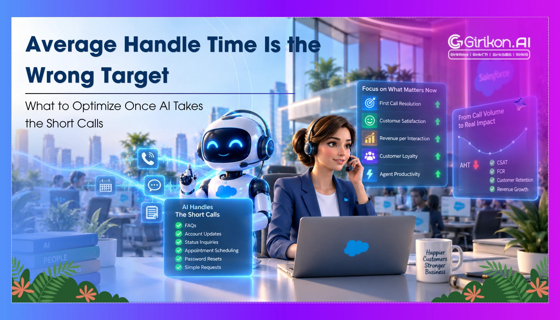 Average Handle Time Is the Wrong Target: What to Optimize Once AI Takes the Short Calls