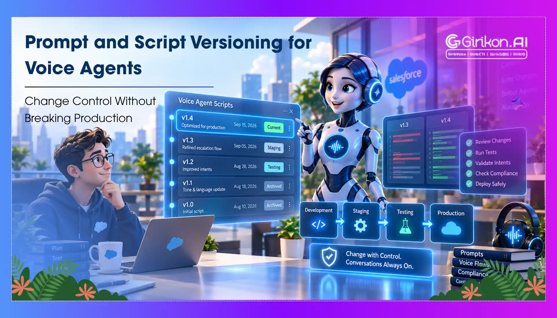 Prompt and Script Versioning for Voice Agents: Change Control Without Breaking Production