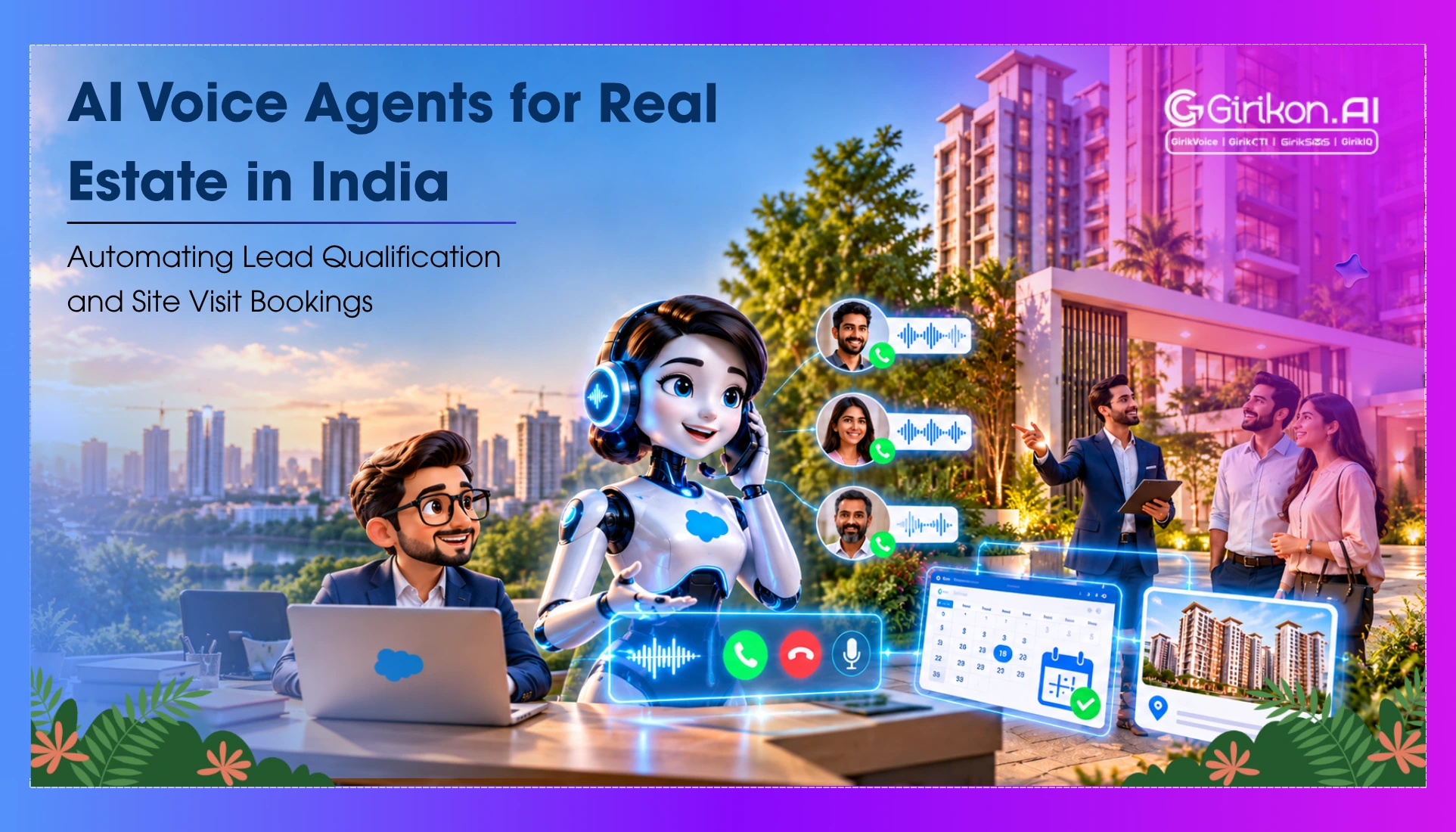 AI Voice Agents for Real Estate in India