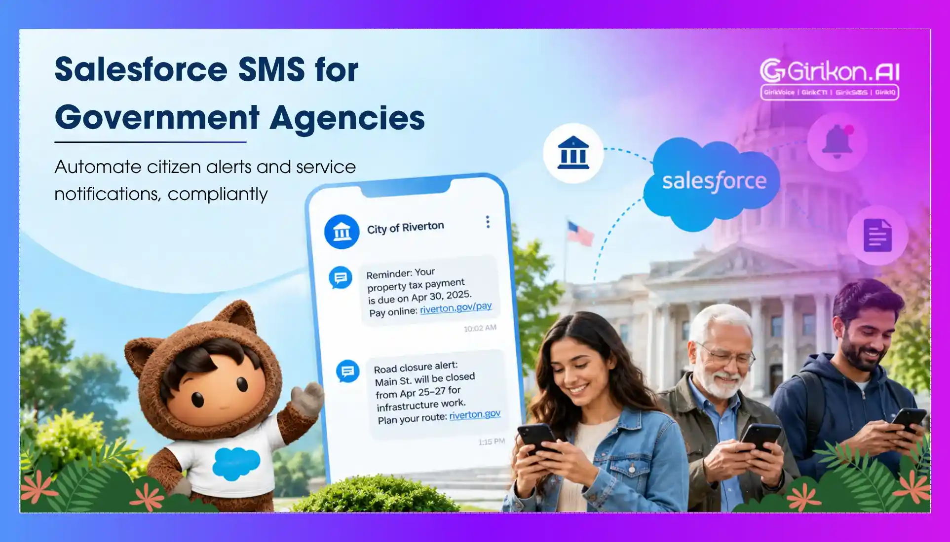Salesforce SMS for Government Agencies: Automate Citizen Alerts and Service Notifications